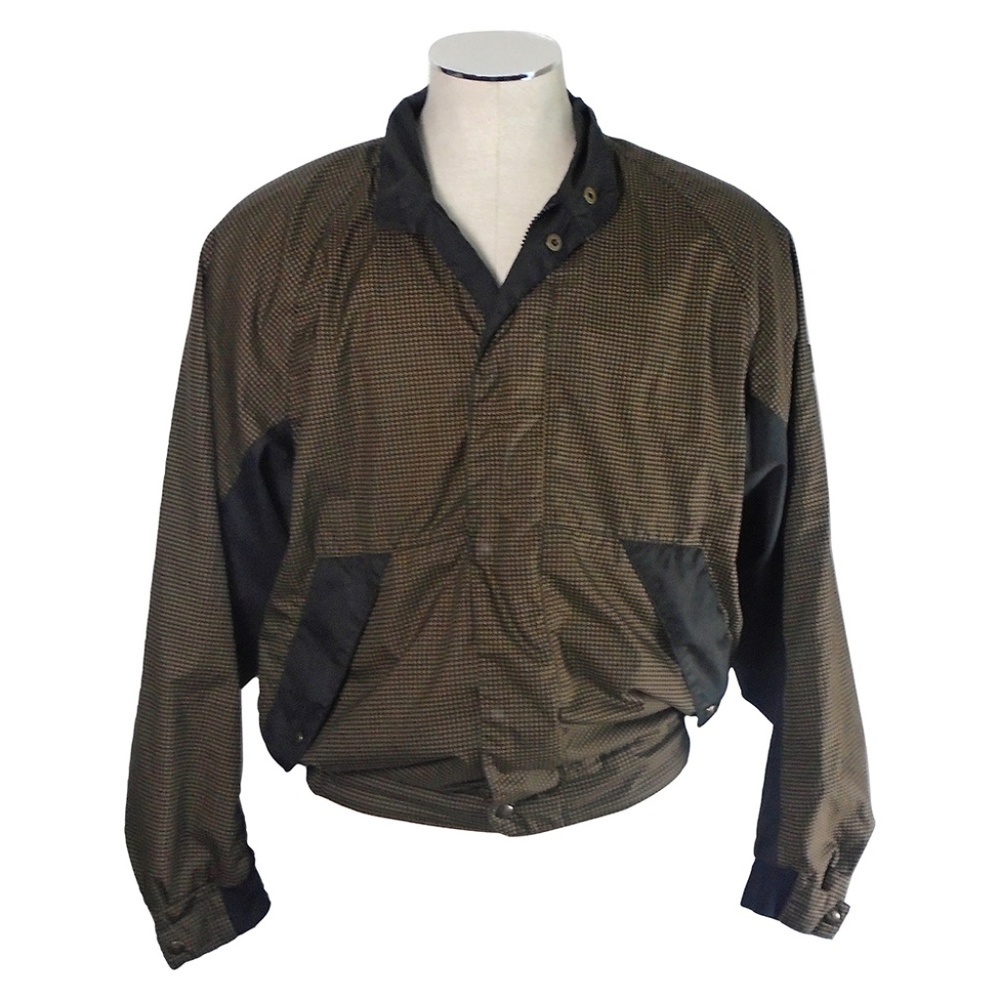 DryJoys FootJoy Golf Jacket Men Houndstooth Medium